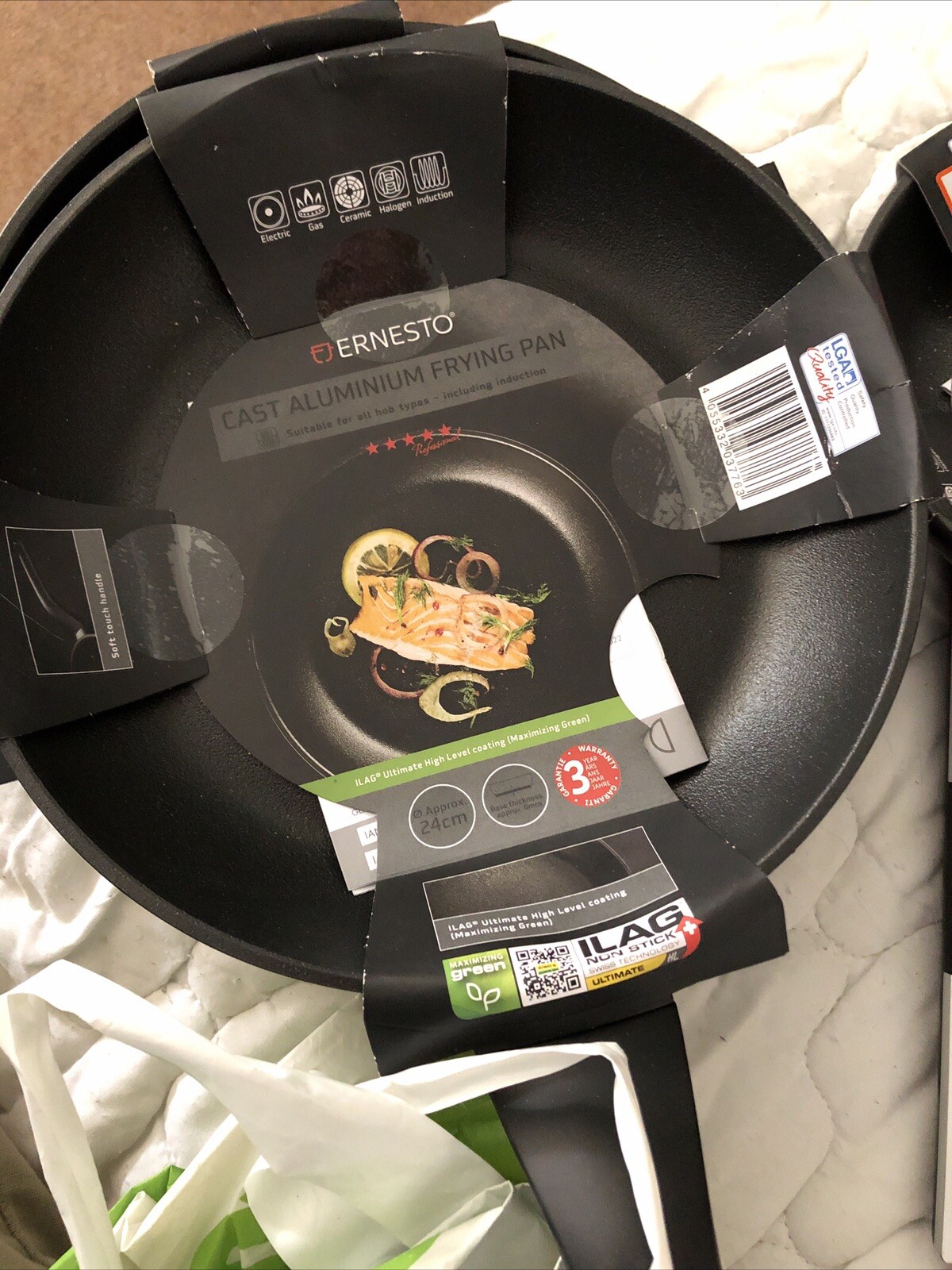 Ernesto Frying Pan 24 cm For Gas Electric Ceramic Halogen Induction