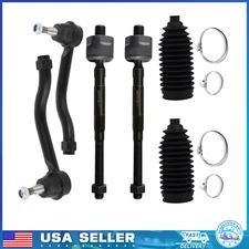 6pcs Front Inner & Outer Tie Rod Ends Suspension Kit For 2009-2014 Nissan Murano