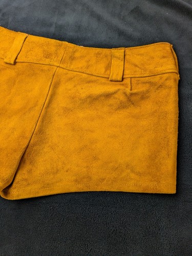 Vintage Leder Damen Shorts Rindsleder Western Festival Wear 32" - Bild 9 von 16