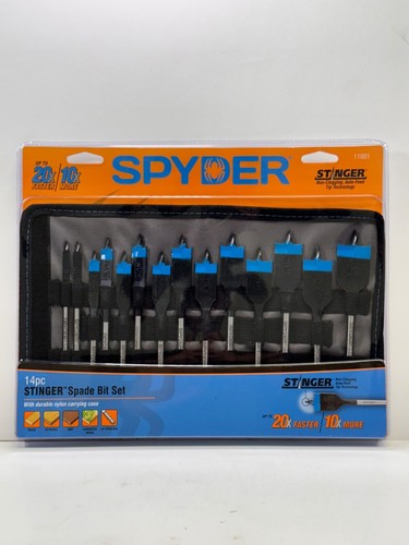 Juego de brocas de pala Spyder 11001 Stinger 14 piezas. - Imagen 1 de 2