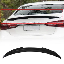 Rear Trunk Spoiler Wing For 14-23 Infiniti Q50 Sedan JDM PSM Carbon Fiber Style