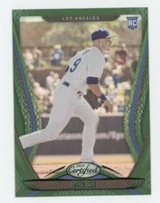 Gavin Lux 2020 Panini Chronicles CERTIFIED MIRROR GREEN PARALLEL Rookie DODGERS