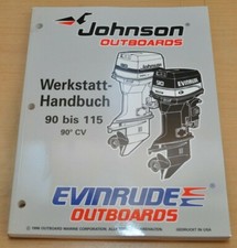 Johnson EVINRUDE EU 90° CV 90 bis 115 Outboards Werkstatthandbuch OMC 1996
