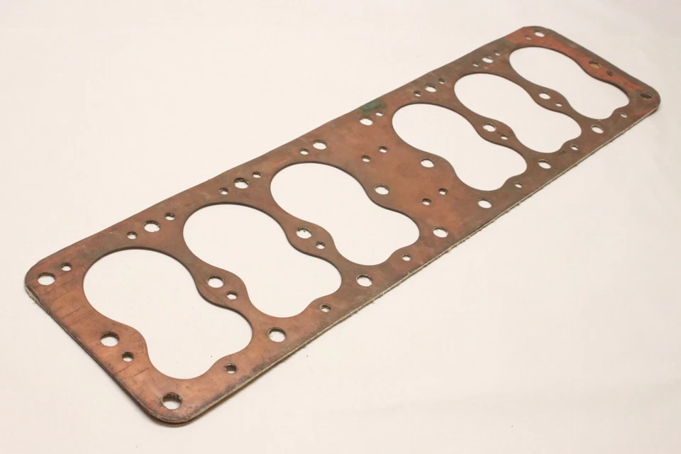 Junta de cabeza de cobre para motor Whippet Willys Overland 1928 NOS 1925 1926 1927 381 Foto 3 de 4