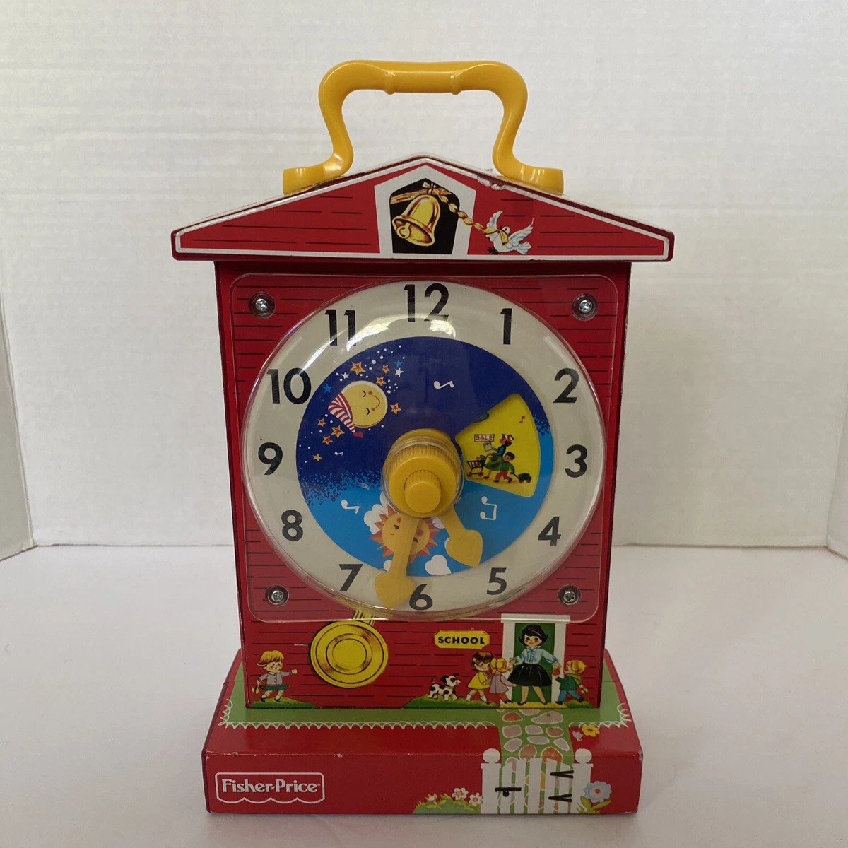 Fisher price music box teaching store clock 2009
