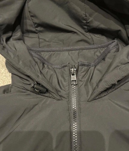 BNWT Men’s CALVIN KLEIN Jeans ‘Harrington’ Black Hooded coat / Jacket. Sz Small - Picture 6 of 13