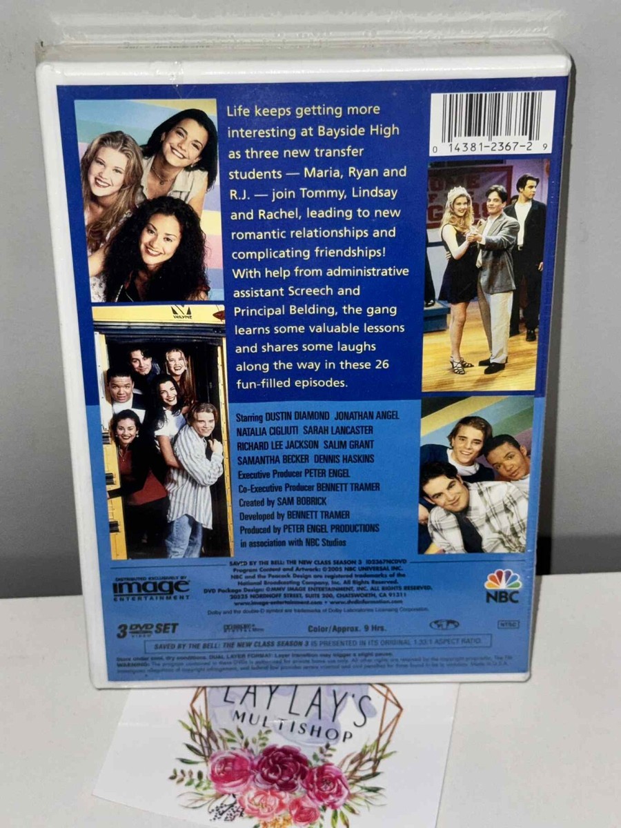 Saved By the Bell - The New Class: Season 3 (DVD, 2005, 3-Disc Set