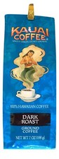 Kauai Coffee Co. Single Origin Dark Roast Coffee 7 Ounce Hawaiian Grown