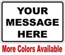 Custom Aluminum House Number Plaque Personalized Home Address Sign 12x 8 Inc