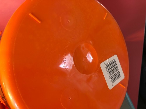 Vintage Halloween Plastic Pail Bucket Pair Venture Packaging Witch Haunted House - Picture 2 of 2