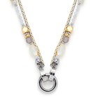 JEWELS BY LEONARDO Mathilde Halskette - Silberfarben Edelstahl Clip & Mix