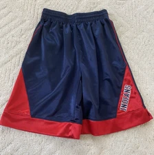 Cleveland Indians XL 20 Shorts (Red/Blue) Mighty Mac Sports Pre-Owned VGC