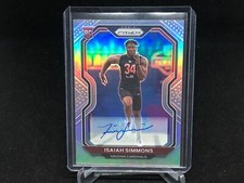 ISAIAH SIMMONS 2020 PANINI PRIZM SILVER PRIZM AUTO RC # 323