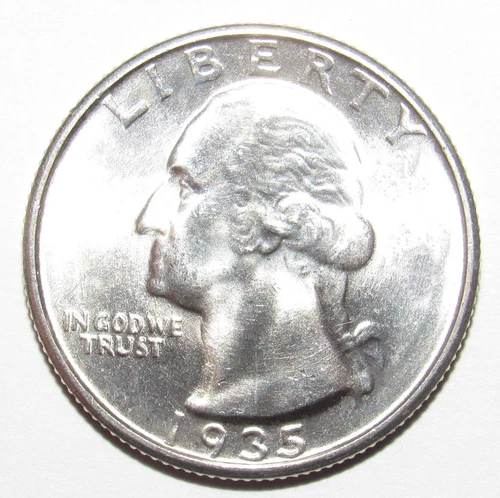 1935 Washington Quarter CH BU (Z74)