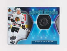 2020-21 Upper Deck Trilogy ROOKIE SUPER STAGE # RSS-6 Lucas Carlsson BLACKHAWKS
