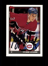 Sylvain Lefebvre NHL USA Autogrammkarte Original Signiert + A 240719
