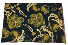 Fumagalli Wool Scarf Blue/Yellow Historical Collection Atla Wot-04 MADE IN ITA