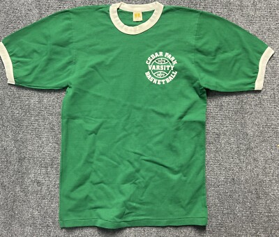 Vintage 70s Russell Athletic Cedar Park Varsity Basketball T-Shirt