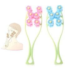 Neck Face Roller Slim Massage Facial Massager Slimming Remove Double Chin To-RR
