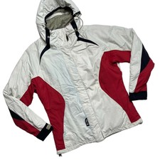 Womens Rossignol Ski Snow Jacket Red White Sporty Medium