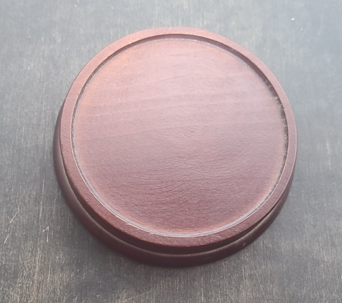 Vintage runde Aufsteller (2) Andrea von Sadek Holz rund Made in Japan 4" - Bild 4 von 11