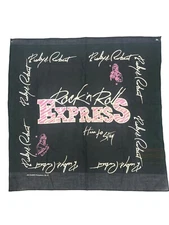 ROCK N ROLL EXPRESS HERE TO STAY JIM CROCKETT PROMOTIONS BANDANA NWA WWE RARE 