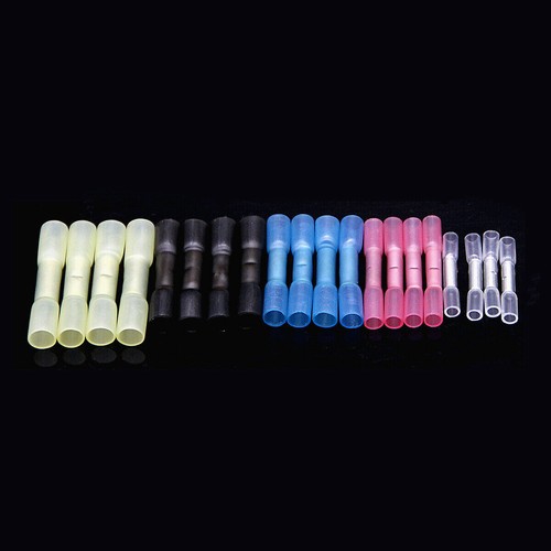 100Pcs Waterproof Heat Shrink Butt Connectors Marine Crimp Wire Splice Terminals - Picture 7 of 9