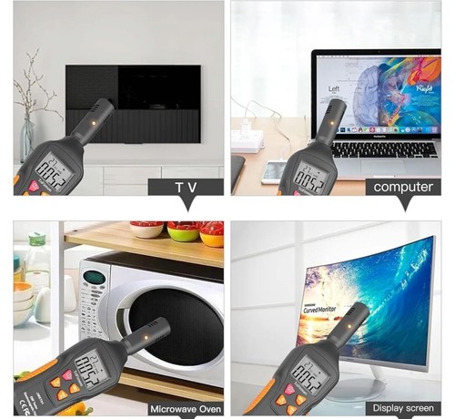 JOAUIAX Lector Medidor EMF Detector EMF, 5HZ—3500MHz Digital Radiación Doméstica... - Imagen 6 de 7