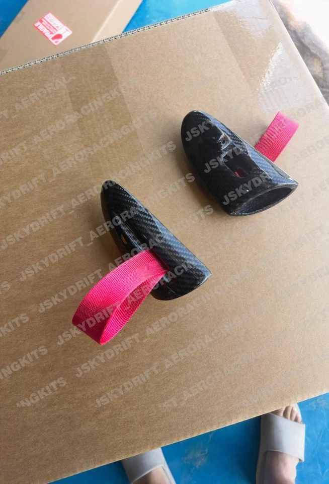 For Porsche 987 Cayman/ Boxster/ 997 Carrera GT3  Carbon Fiber Door Pulls Handle - Image 4 of 4