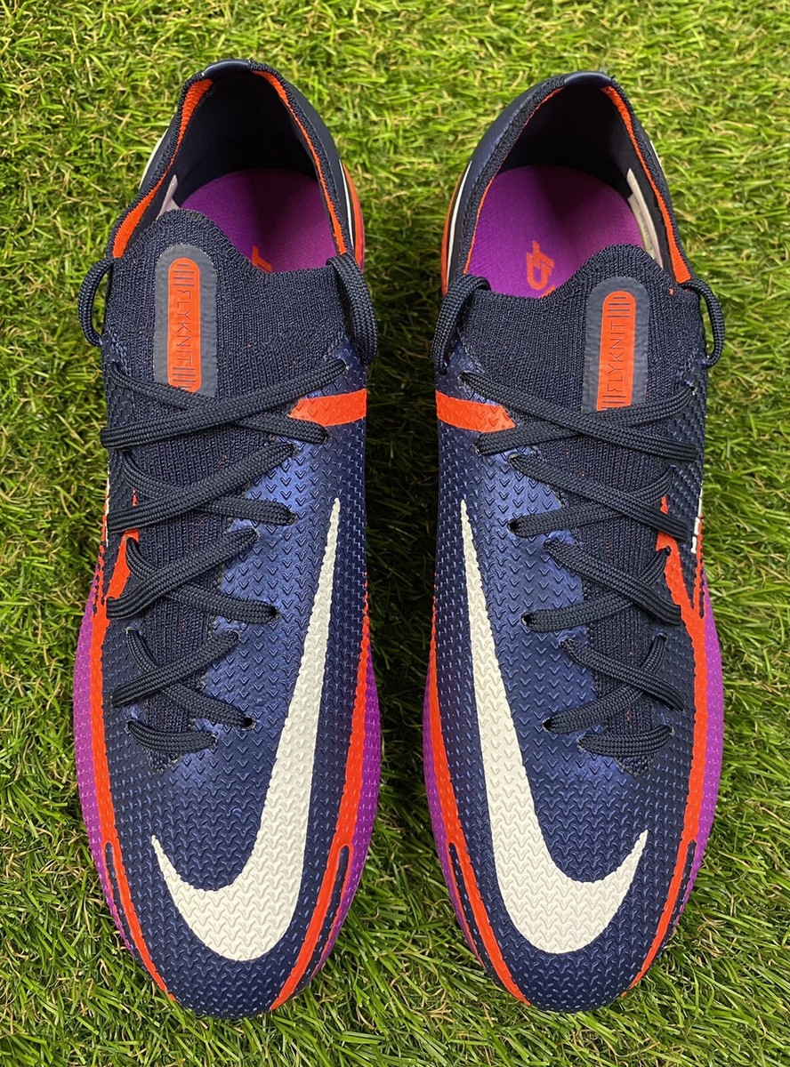 Nike Phantom GT2 Elite FG Mens Soccer Cleats Navy Crimson CZ9890-415 Size 7.5 Nike Phantom GT2 Elite FG Soccer Cleats Navy Purple CZ9890  main image 2