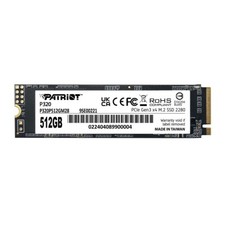 Patriot P320 512GB SSD 2280 M.2 PCIe Gen3 x4 NVMe 1.3 Internal SSD For PC/Laptop