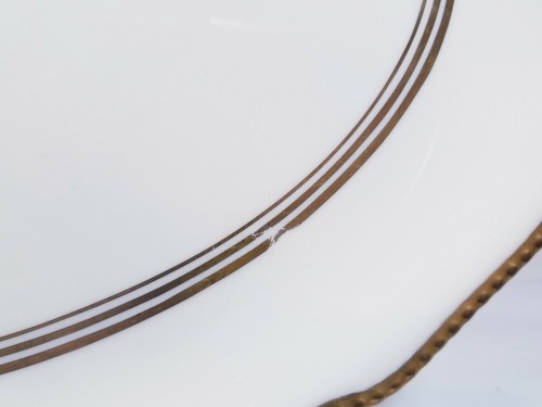 Castleton China ROYAL Ivory Gold Trim Oval Service Platter Large 16" - Picture 3 of 11