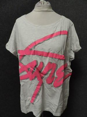 Superdry 3D Crew Neck Boyfriend T-shirt UK L RRP £22.99 Ln035 KK 05