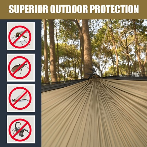Onewind 11Ft Camping Hammock with Mosquito Net, with Unique Adjustable UHMWPE... - Picture 7 of 8