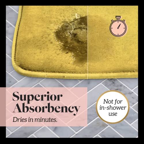 Genteele Bath Mats for Bathroom Non Slip - Beige 22" Assorted Sizes , Colors - Picture 122 of 180