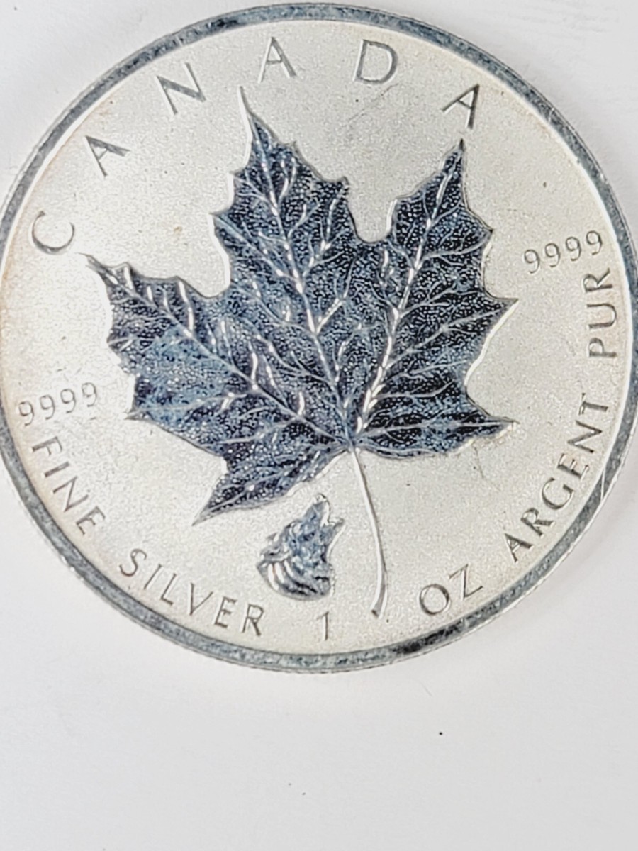 1oz 2016 Canadian Maple Leaf 5ドル 銀貨 2016 1 oz Silver Canadian Maple Leaf .9999 Fine $5 Coin BU