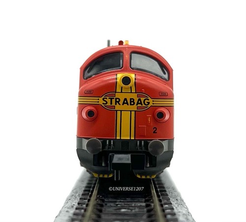 N Scale Kato Lemke K2885 NOHAB STRABAG Santa Fe #1125 Diesel Engine Locomotive - Picture 9 of 12