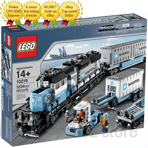 Lego 10219 MAERSK TRAIN Creator container track truck NEW Sealed