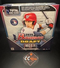 2025 BOWMAN DRAFT CHROME⚾️⚾️ MEGA BOX SEALED 20-BOX CASE 🔥SHIPS FREE🔥