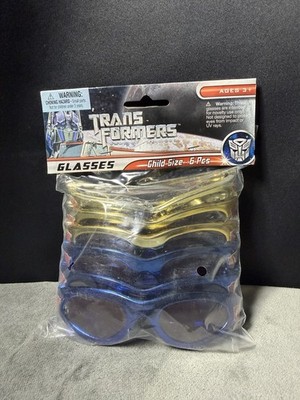 2011 Transformers Dark of the Moon Sunglasses 6 Pack Memorabilia/Collectable 