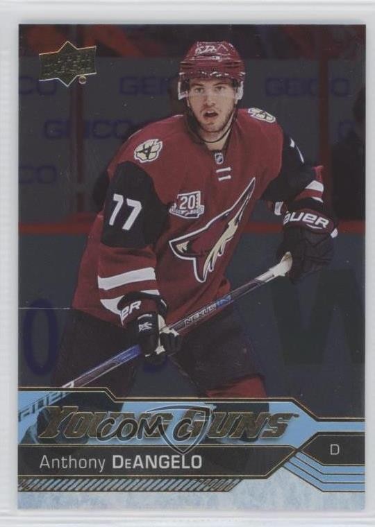 2016-17 Upper Deck Young Guns Silver Foil Anthony DeAngelo #463 Rookie RC fv4