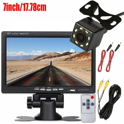 7'' Car Monitor Rear View Reversing Backup Camera for Truck/Bus/RV/Trailer/camper