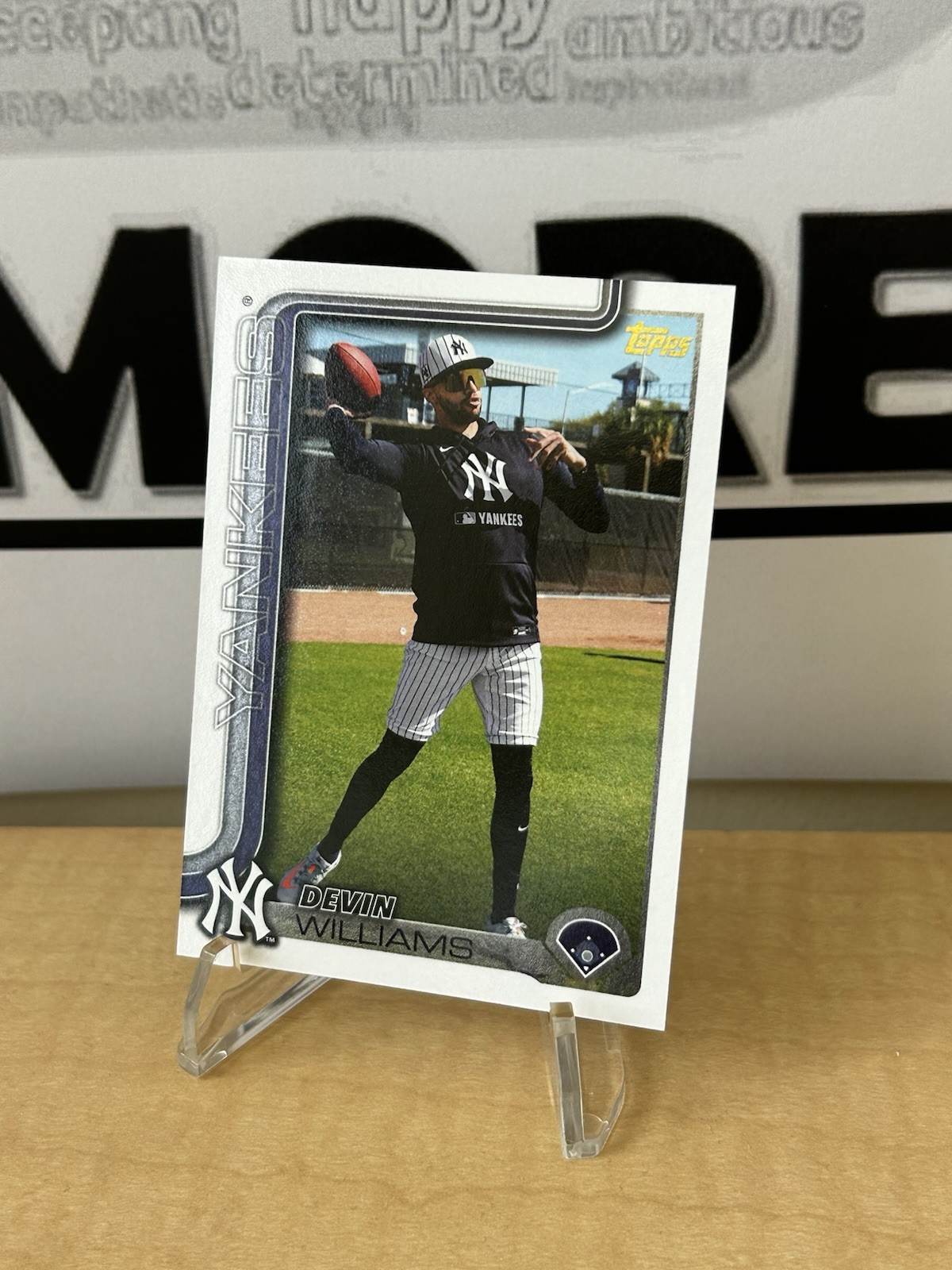 2025 Topps Update Golden Mirror Variation Devin Williams #US178 Yankees
