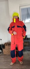 Foul Weather Ocean Sailing Suit in Red Blue Yellow
