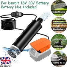 120W 12V Cordless Submersible Water Pump Transfer Pump For Dewalt 18 20V Battery
