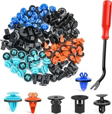 GOOACC 180PCS Car Bumper Retainer Clips right size, 180 + 1 Tools 