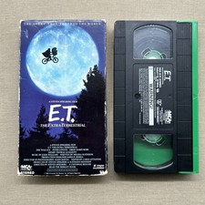 E.T. The Extra-Terrestrial VHS 1982 Steven Spielberg Sci-Fi Alien Comedy 80's