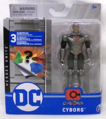 Spin Master DC Heroes Unite Cyborg 2020 4'' Figure New Sealed