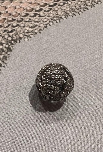Original Pandora Pavé Charm 925er Silber Zirkonia Weiß Flügel Engelsflügel