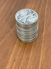 Lot of (17) Walking Liberty Half Dollars 90% Silver Coins 1935-1945